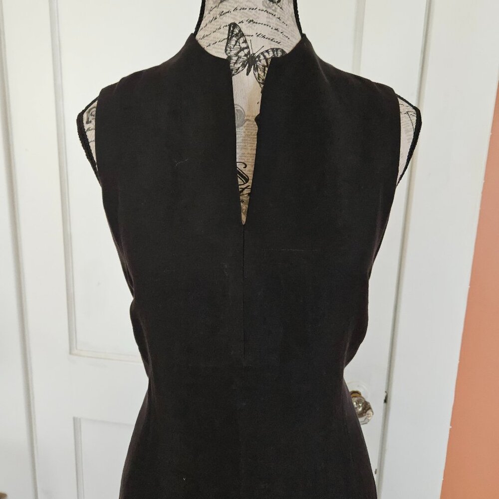 Ann Taylor Linen Maxi Dress S-6